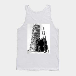 Angel of Death with ladder to the top of the tower Tank Top